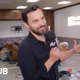 Jake Johnson shows us around the office of his new Netflix animated show, <i>Hoops</i>